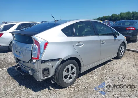 2012 Toyota Prius Four из США, поврежденный, VIN JTDKN3DUXC5489197